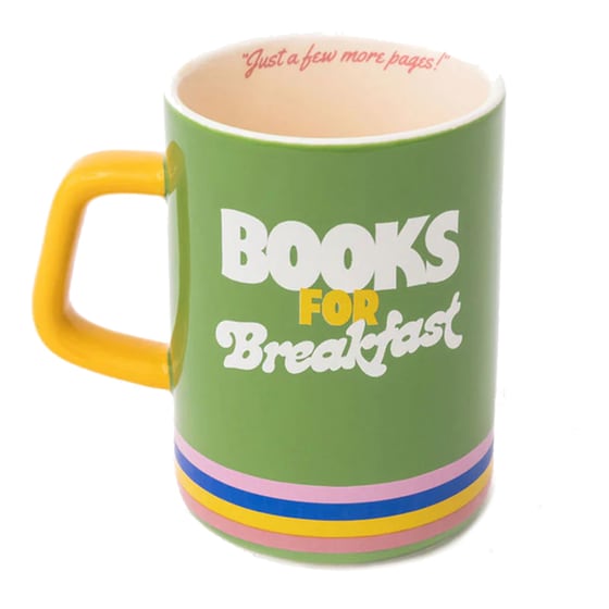 Κούπα Ban.do Κεραμική Books for Breakfast 350 ml - Πολύχρωμη image 0