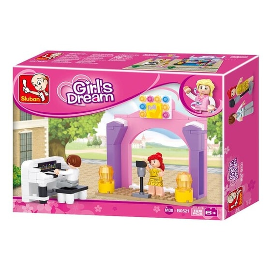 Sluban Τουβλάκια Girls Dream, Music Stage M38-b0521, 109τμχ image 1