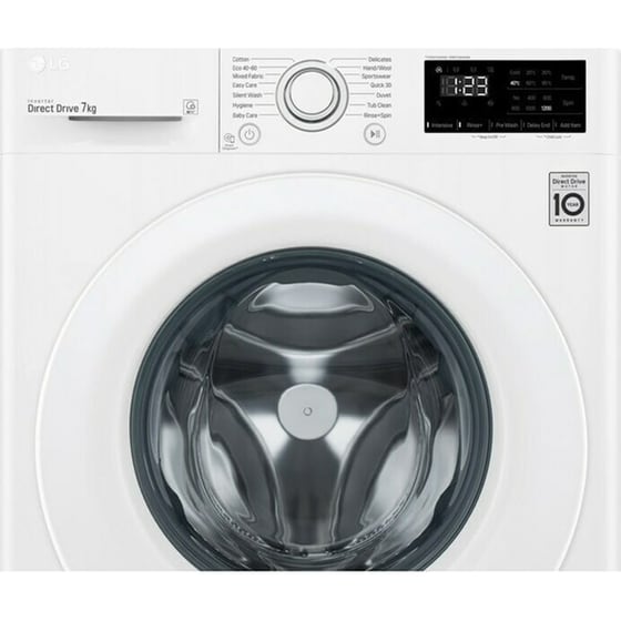 LG F2WV3S7N3E Slim 7 kg 1.200 Στροφές Λευκό Πλυντήριο Ρούχων image 5
