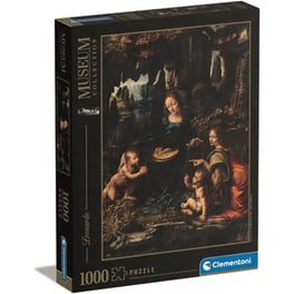 Παζλ Clementoni Museum Collection: Leonardo Davinci - Η Παναγία Των Βράχων (1000 Κομμάτια)