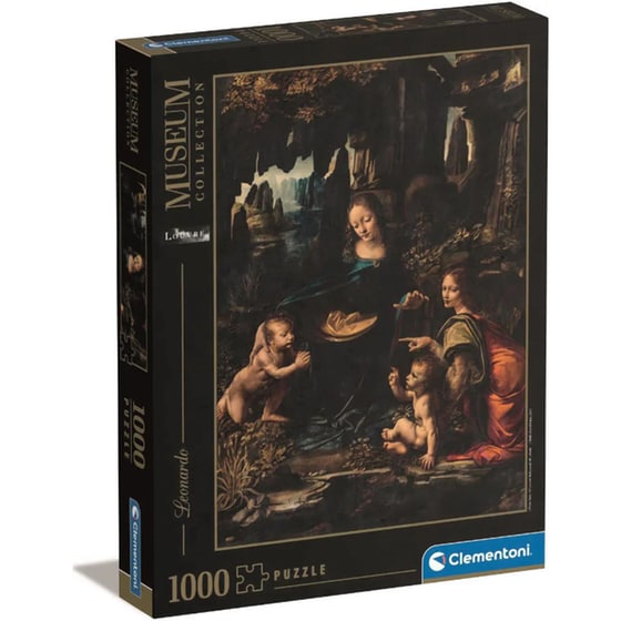 Παζλ Clementoni Museum Collection: Leonardo Davinci - Η Παναγία Των Βράχων (1000 Κομμάτια) image 0