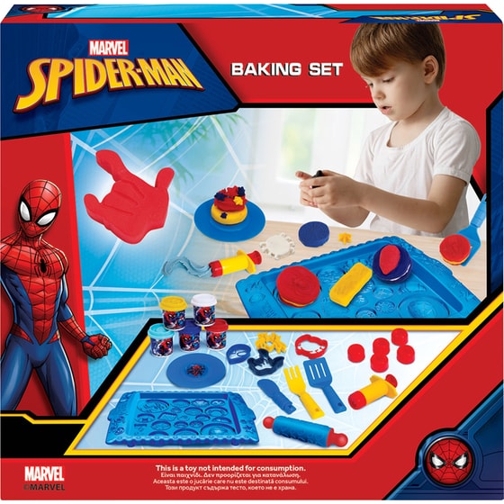 Σετ Πλαστελίνη AS Company Marvel Spiderman Baking Set με 5 Βαζάκια & Αξεσουάρ image 5
