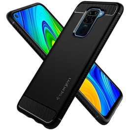 Θήκη Xiaomi Redmi Note 9 - Spigen Rugged Armor - Matte Black