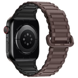 Watchband Hoco Wa06 Flexible Military Pattern 42/44/45/49mm Για Apple Watch 1/2/3/4/5/6/7/8/se/ultra Coffee Black Silicon Band