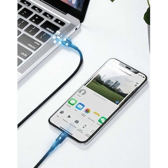 Καλώδιο δεδομένων Baseus Usb-C to Lightning 18W 1m - Black image 2