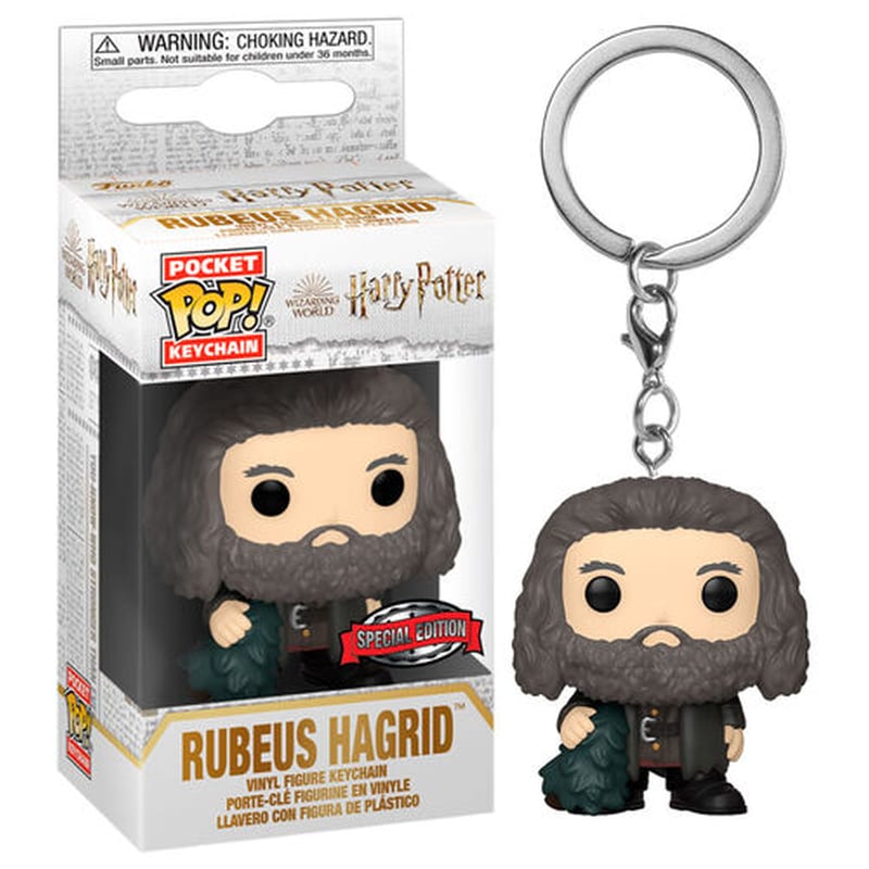 Μπρελόκ Funko Pocket Pop! Keychain Movies: Harry Potter Holiday - Hagrid