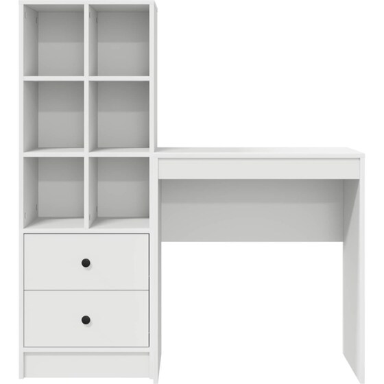 Γραφείο VidaXL 115,5x40x127 cm - Λευκό (2 τεμ.) image 5