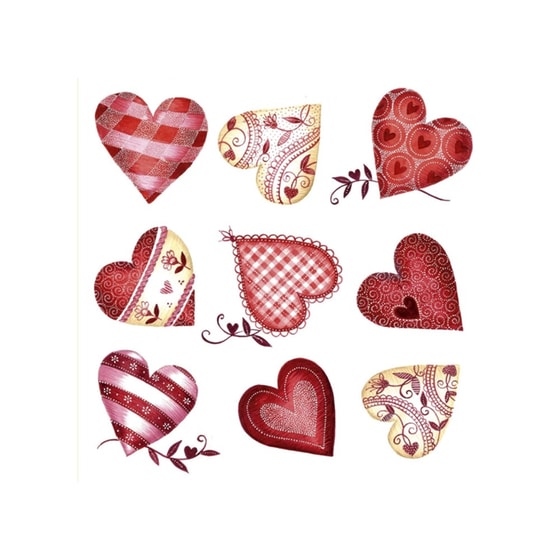 Ευχετήρια Κάρτα Αγάπης Glitter - Hearts image 0