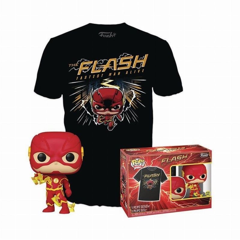 FUNKO Funko Pop! Box - DC Heroes - The Flash POP! με T-Shirt (XL)