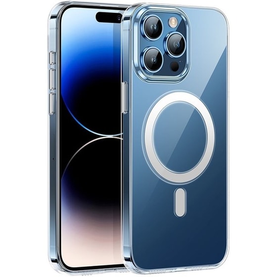 Θήκη Apple iPhone 15 Pro - HOCO AS4 High Clear Magnetic Primary Series Case με MagSafe - Διάφανο image 0