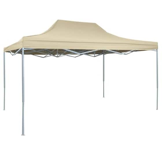 Κιόσκι Vidaxl Ατσάλινο 3x4m - Κρεμ image 0