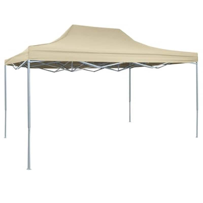 Κιόσκι Vidaxl Ατσάλινο 3x4m - Κρεμ