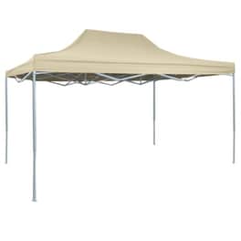 Κιόσκι Vidaxl Ατσάλινο 3x4m - Κρεμ