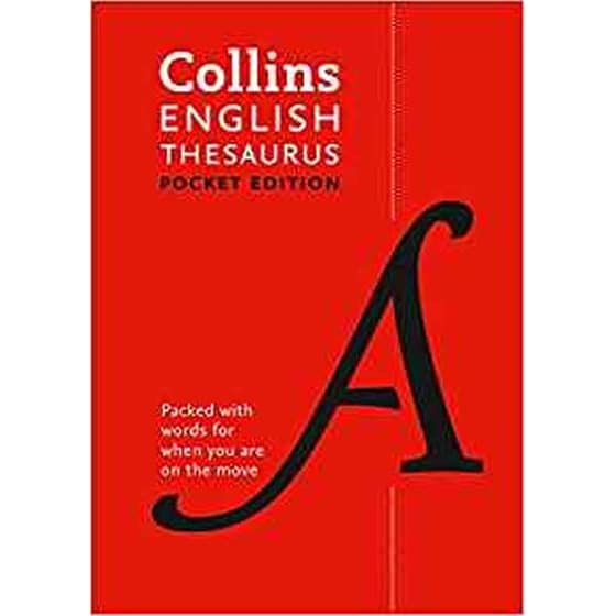 Collins English Pocket Thesaurus The perfect portable thesaurus image 0