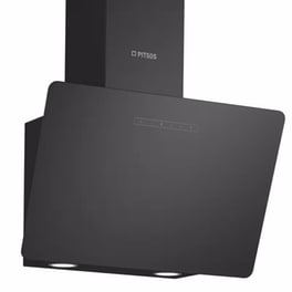 PITSOS PTI6E66G 60 cm Μαύρο Απορροφητήρας Καμινάδα Τζάκι