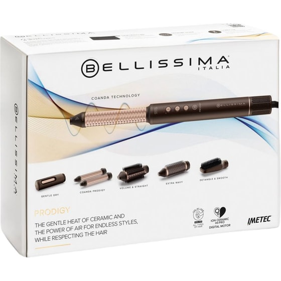 Ψηφιακό Air Styler BELLISSIMA Prodigy S6201 1200 W - Μπρονζέ image 8