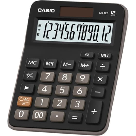 Αριθμομηχανή&nbsp;Casio&nbsp;Γραφείου&nbsp;12&nbsp;Ψηφίων&nbsp;Μx-12Β image 0
