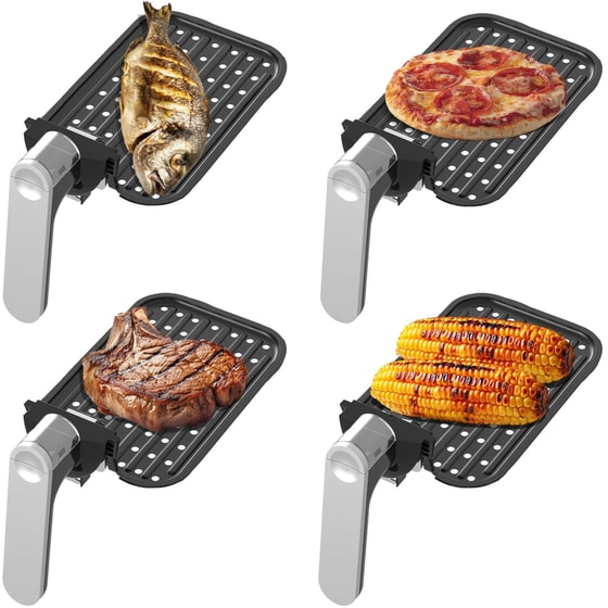 TURBOTRONIC TT-DAF8 2600 W με Αποσπώμενο Κάδο 9 L Μαύρη Διπλή Φριτέζα Αέρος- image 7