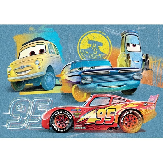 Παιδικό Παζλ Clementoni Super Color Disney Cars (2x20 Κομμάτια) image 2