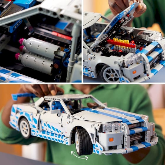 LEGO® Technic 2 Fast 2 Furious Nissan Skyline GT-R (R34) Car (42210) image 12
