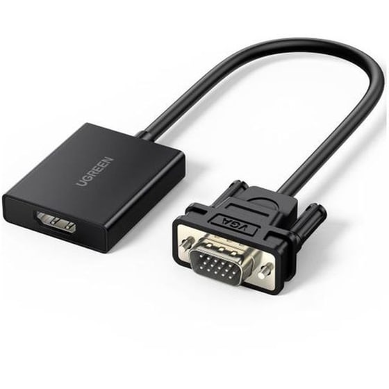 Ugreen Cm 513 Μετατροπέας VGA Male σε HDMI Female image 0