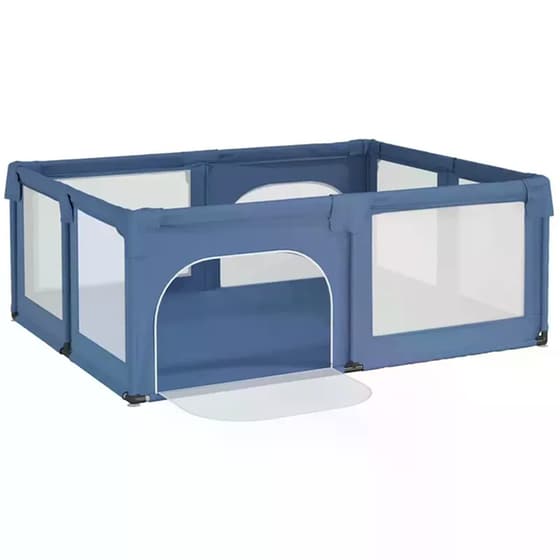 Παρκοκρέβατο VidaXL Navy Μπλε image 2