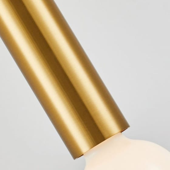 Φωτιστικό Οροφής Πολύφωτο Homelighting Adept Tube 77-8684 Μεταλλικό - Χρυσό/Μαύρο image 1