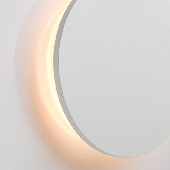 Απλίκα Τοίχου Led Aca Eclipse Zm1715ledww Ξύλινη 30.8x3.8x3.8 cm - Λευκή image 1
