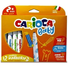 Μαρκαδόροι Carioca Teddy Baby Jumbo 12 + 2 Τεμάχια