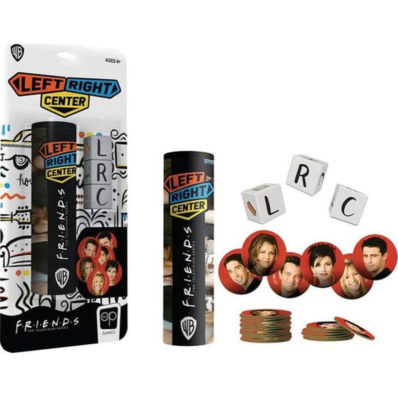 Friends Dice Game Left Right Center Παιχνίδι Με Ζάρια