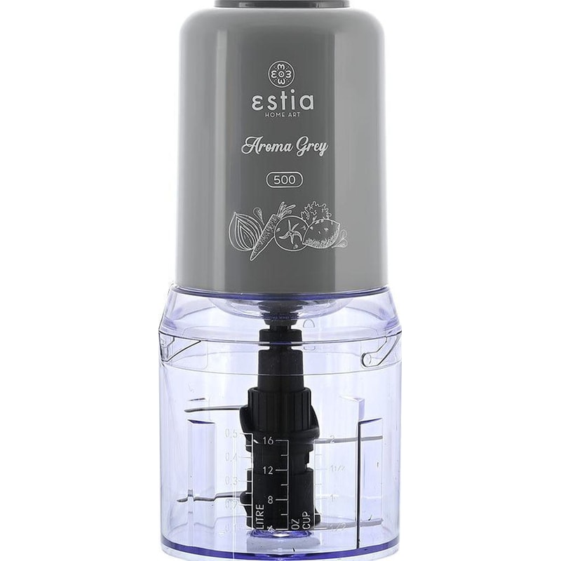 Πολυκόφτης ESTIA AROMA GREY 0.5 L 400 W- Γκρι