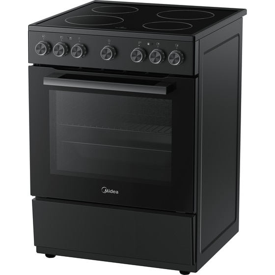 MIDEA MFO24D-ME4R10F(BK) 70 Lt Μαύρο Ηλεκτρική Κουζίνα Κεραμική image 1