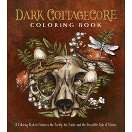 Dark Cottagecore Coloring Book