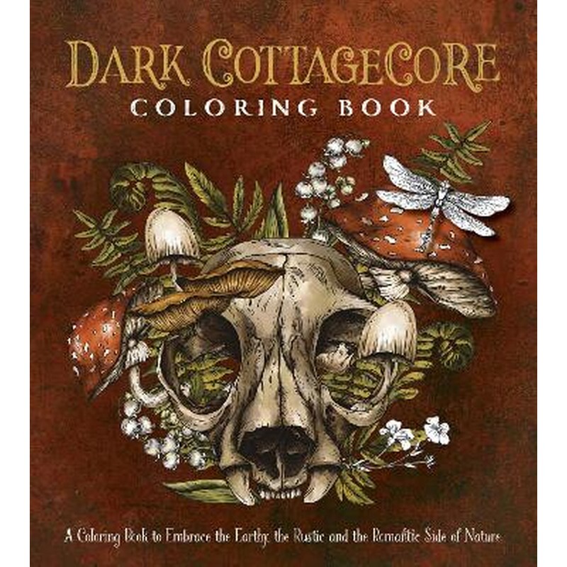 Dark Cottagecore Coloring Book