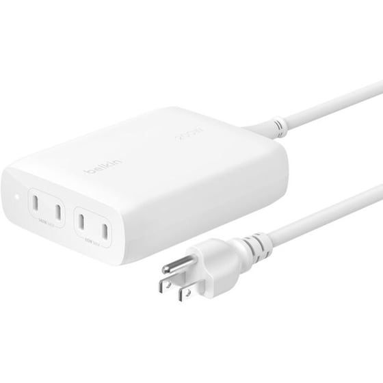 Φορτιστής Πρίζας Belkin WCH015DQWH USB‑C 200 W - Λευκό image 0