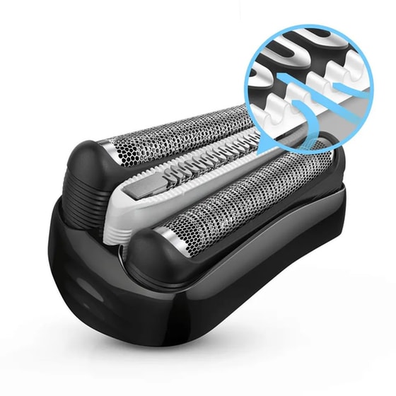 Ξυριστική Μηχανή BRAUN 3-3045s Γαλάζια Μαύρη image 3