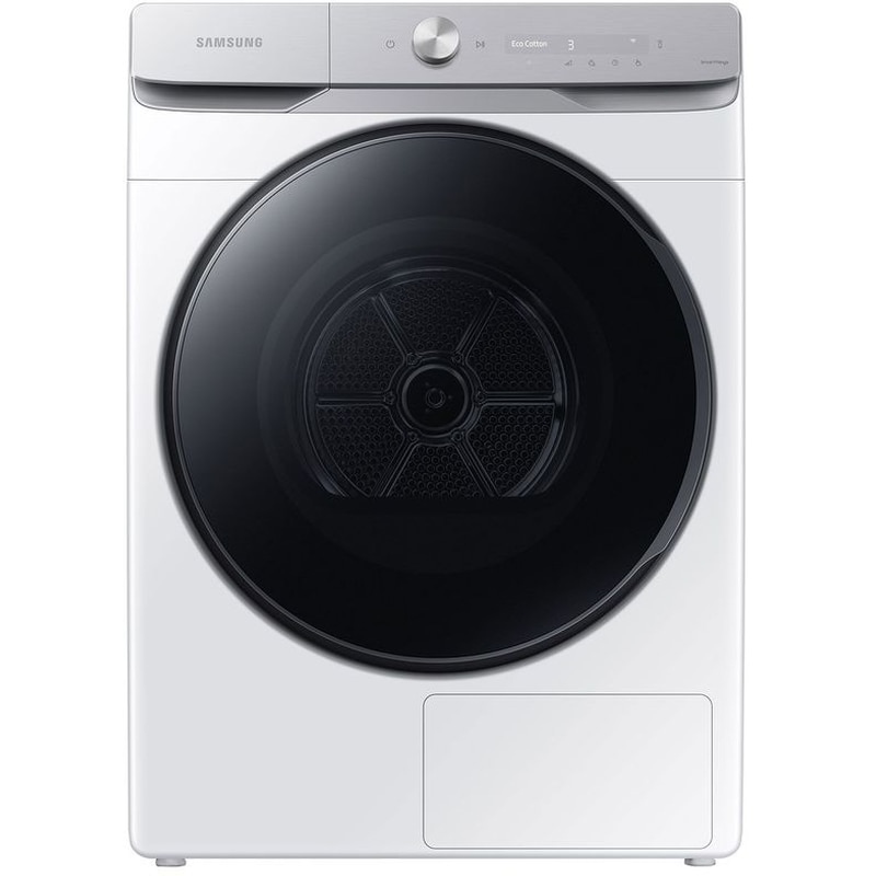 SAMSUNG SAMSUNG DV16DG8600BWU4 16 kg με Αντλία Θερμότητας Λευκό Στεγνωτήριο Ρούχων