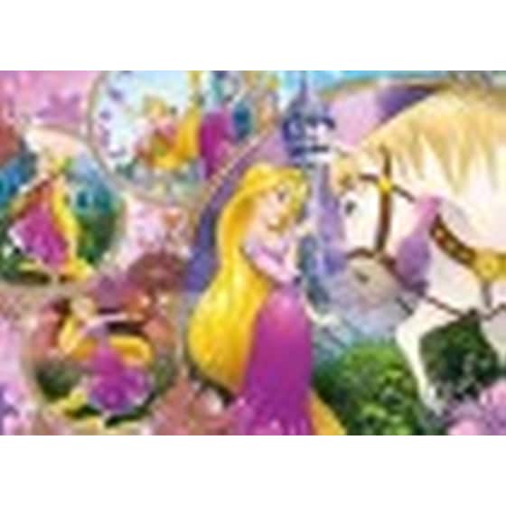 Παιδικό Παζλ Clementoni Maxi Super Color Disney Princess Μαλλιά Κουβάρια (24 Κομμάτια) image 1