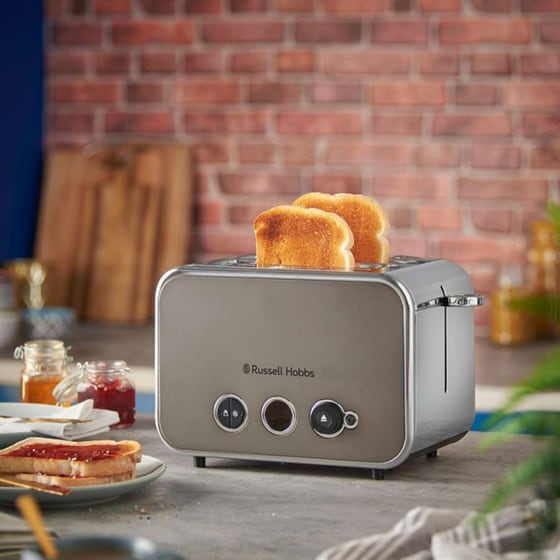 RUSSELL HOBBS DISTINCTIONS 2S TOASTER TITANIUM 26432-56 2 Θέσεων 1600W Ασημί Φρυγανιέρα image 6