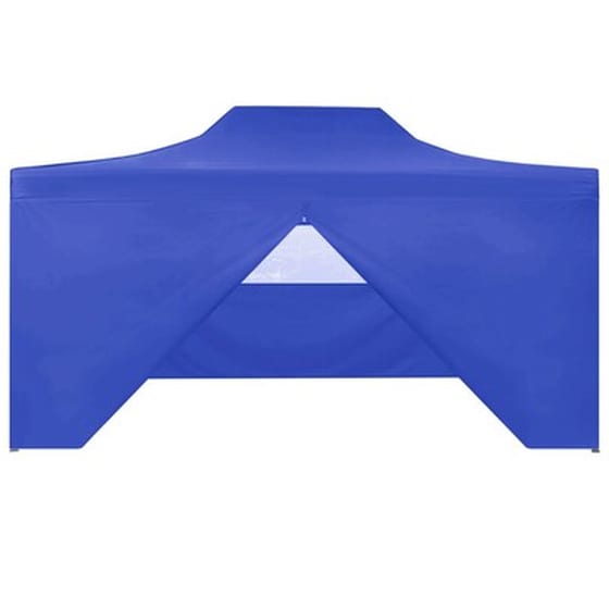 Κιόσκι Vidaxl Ατσάλι Πτυσσόμενο 3x4m - Μπλε image 3