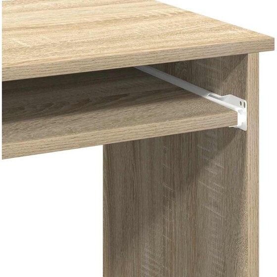 Γραφείο VidaXL με Ράφια από Μοριοσανίδα 110x45x157 cm - Sonoma Δρυς image 7