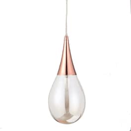 Φωτιστικό Οροφής Μονόφωτο Aca Decor Atena Od53421cp Copper 16x16x36.5 cm - Χάλκινο