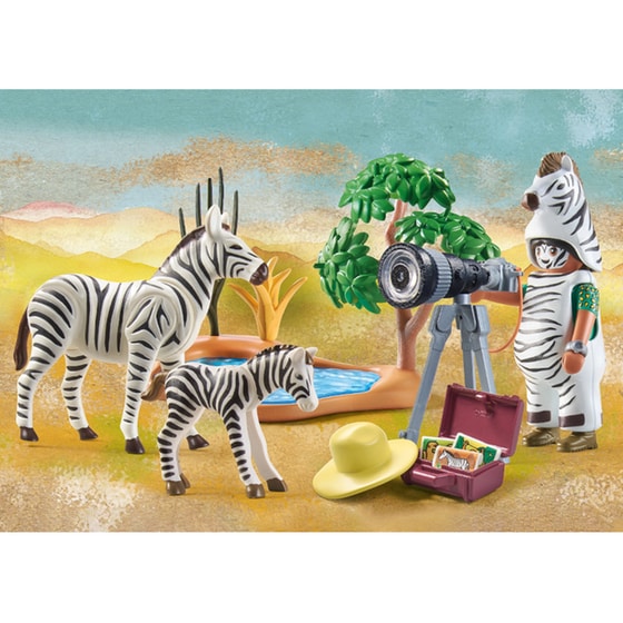 PLAYMOBIL® Wiltopia Φωτογραφίζοντας Τις Ζέβρες (71295) image 2