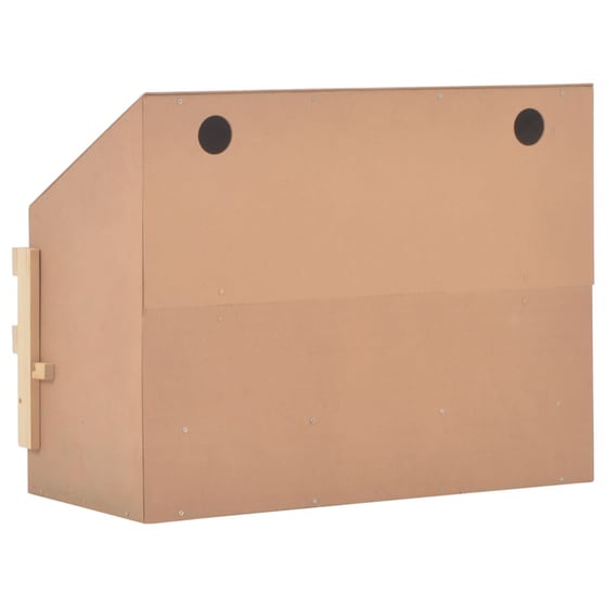 Vidaxl Φωλιά Για Κότες Με 3 Θέσεις 72x33x38 Εκ. Από Μασίφ Ξύλο Πεύκου image 6