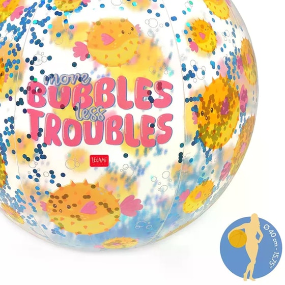 Μπάλα Θαλάσσης Legami Glitter Pufferfish image 2