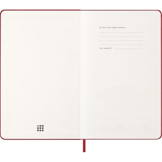 Ημερολόγιο Ημερήσιο Moleskine 2026 12Μ Large Scarlet Red Hard image 2