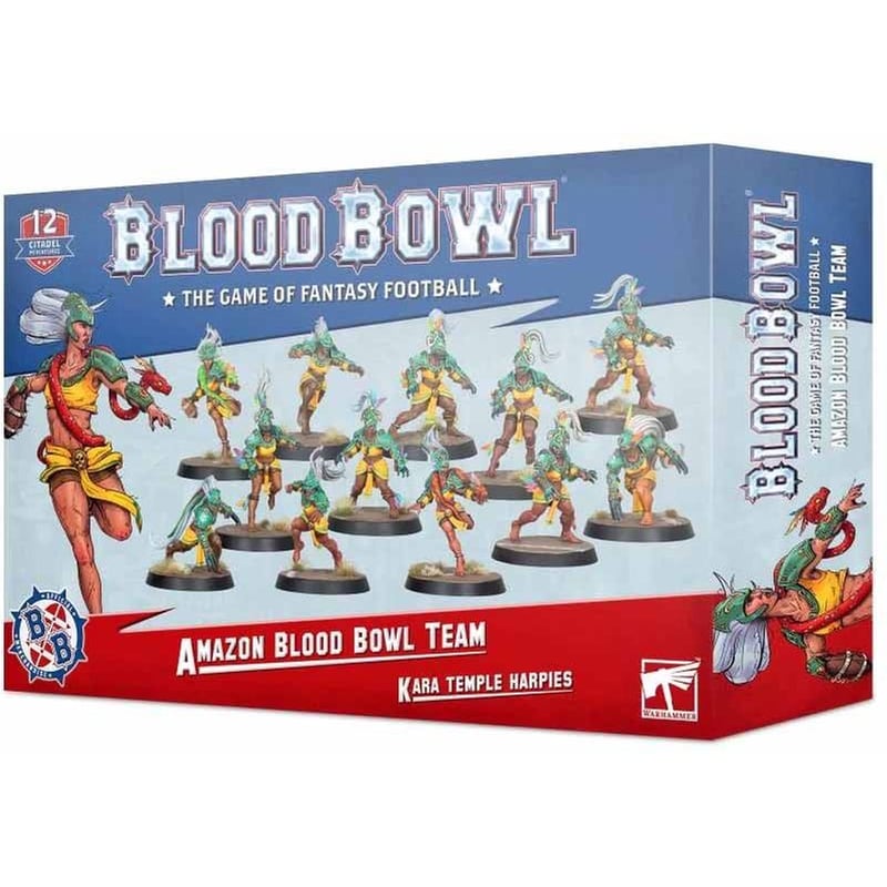 GAMES WORKSHOP Blood Bowl: Amazon Team Warhammer 40k GAMES WORKSHOP
