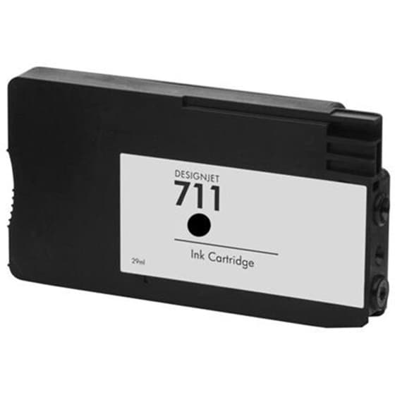 HP 711 Μαύρο Μελάνι Εκτυπωτή CZ133A image 1