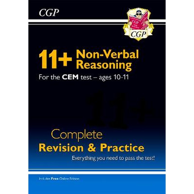 11+ CEM Non-Verbal Reasoning Complete Revision and Practice - Ages 10-11 (with Online Edition)