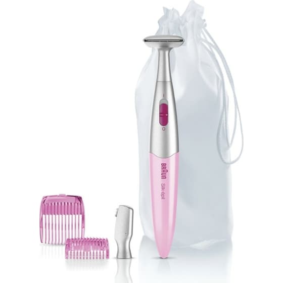 Αποτριχωτική Μηχανή BRAUN SILK EPIL FG1100 Bikini Styler Ροζ/Γκρι image 4